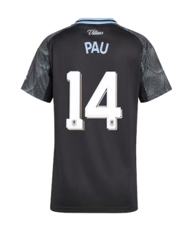 Billige Fotballdrakt Aston Villa Pau Torres #14 Replika Bortedrakt Dame 2025-26 Kortermet Billige Fotballdrakt Aston Villa Pau Torres #14 Replika Bortedrakt Dame 2025-26 Kortermet